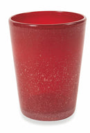 Set 6 Bicchieri Ø8x10 cm in Vetro Villa d'Este Home Tivoli Cancun Rossi