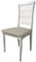 Set mit 2 Stretch-Stuhlhussen aus cremefarbenem, modischem Polyester
