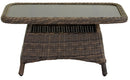 Set Salotto da Giardino in Polyrattan Baltimora Grigio