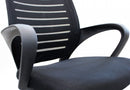 Poltrona da Ufficio Lucy 56x58x94/104 h cm in Poliuretano Nero