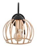 Lampada da Muro Elegant 20x30x25 cm in Ferro Nero e Oro