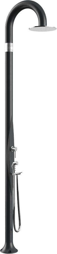 Doccia da Esterno Giardino Miscelatore e Doccetta Arkema Funny Yin Grigio Antracite sconto