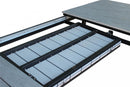 Tavolo Allungabile Guantanamo 200/300x90x76 h cm in Alluminio Antracite