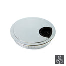 Passacavi Circolare 80 mm a Incasso Zama Cromo 7 Pezzi Emuca