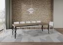 Tavolo Allungabile 160-244x80x77 cm Karamay Tortora  