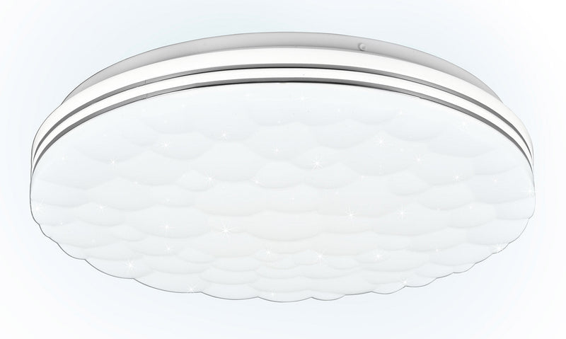 Plafoniera da Interno a LED in Plastica Bianco Opaco