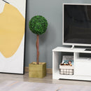 Alberello Bosso Artificiale H87 cm con Vaso Verde