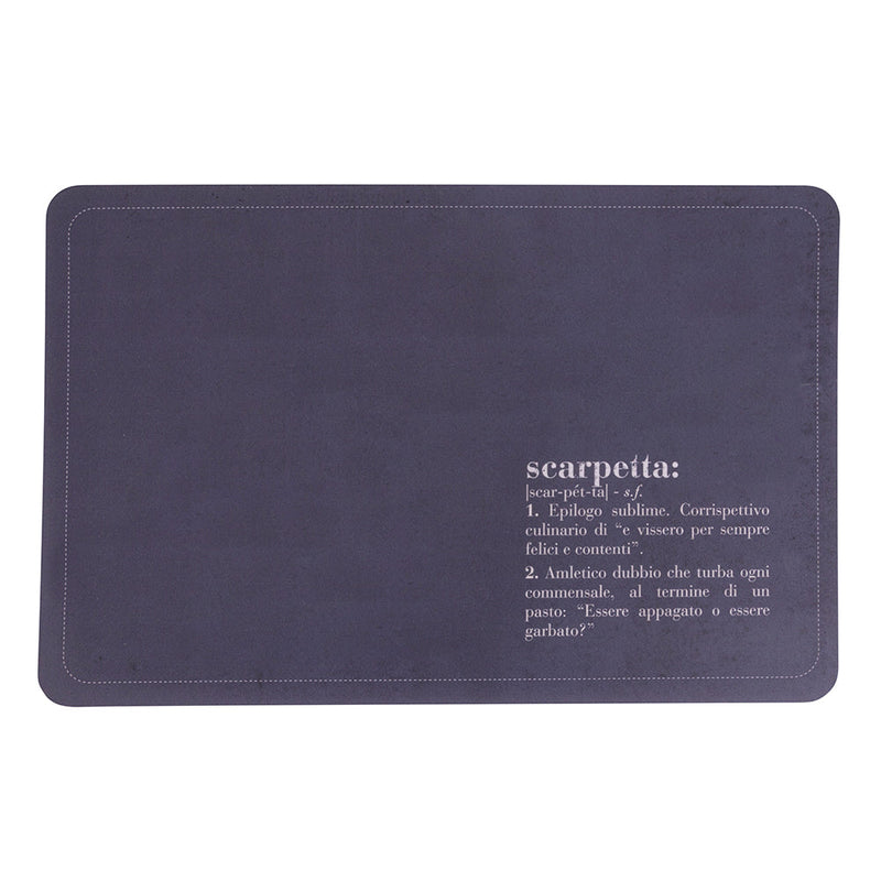 Set 6 Tovagliette Double Face 45x30 cm in PVC VdE Tivoli 1996 