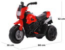 Moto Elettrica per Bambini 6V Kidfun Furia Rossa
