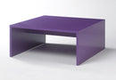 Tavolino Quadrato da Salotto in Melamina 81x81x36cm TFT  Boost Viola