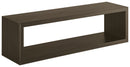 Mensola da Parete 60x18x15,5 cm in Fibra di Legno Regolo Rovere Scuro