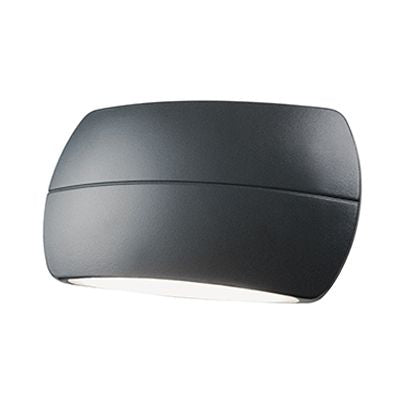 sconto Sovil Graue LED-Außenwandleuchte 5W+5W 3000K