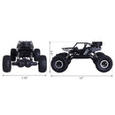 Monster Truck Radiocomandato Scala 1:16 Nero in ABS e Metallo Velocità Massima 20 km/h 