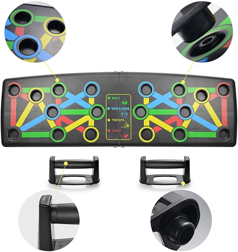 Tavola per Push up Board Pieghevole Portatile per Allenamento Fitness