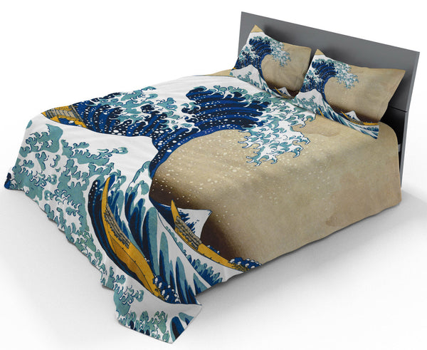 Doppellaken-Set und Kissenbezüge mit Aufdruck acquista