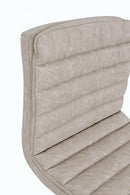 Set 2 Sgabelli Bar 41x50x94,5/115,5h cm Connor Grigio Chiaro Vintage