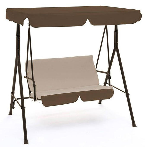 2-Sitzer-Gartenschaukel 151 x 110 x 154 cm in Stahl prezzo