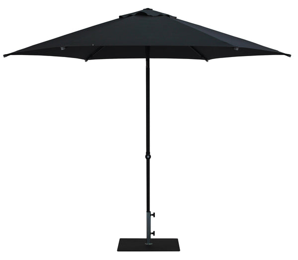 Ombrellone da Giardino Ø3 m Palo Ø38 mm in Alluminio Tessuto Poliestere Trend Antracite online