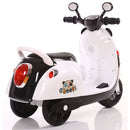 Moto Elettrica per Bambini 6V Kid Scooter Smile Apè Bianca