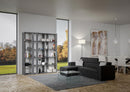 Libreria Moderna 5 Ripiani 178x36x204 cm in nobilitato Grigio