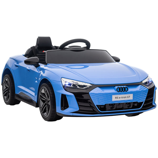 Macchina Elettrica per Bambini Licenza Audi RS con Telecomando Blu e Nero acquista