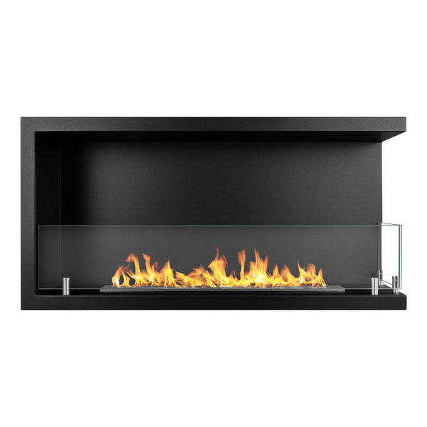 Camino a Bioetanolo da Incasso ad angolo 90x22,4x45 cm Sutri 90 DX Nero acquista