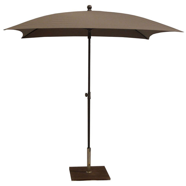 sconto Stahlgartenschirm 200x200cm Maffei Kronos Tortora
