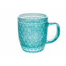 Set 6 Tazzine da Caffè Ø6x7 cm in Vetro Colorato Trasparente VdE Tivoli 1996 Geometrie