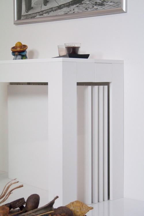 Consolle Allungabile in Legno H77.5x48x90/300cm Itamoby Big Due Bianco Frassino Classica