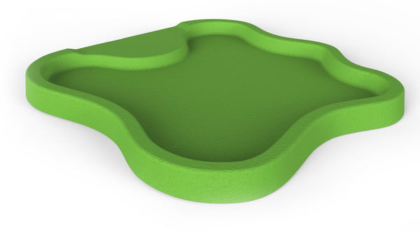 sconto Piatto Doccia da Esterno Giardino in Polietilene HD Arkema Lake Verde Chiaro
