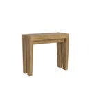 Consolle Allungabile 90-196x42x77 cm in Nobilitato Marrone