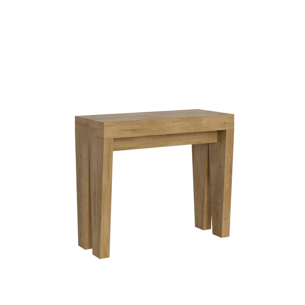 Consolle Allungabile 90-196x42x77 cm in Nobilitato Marrone sconto