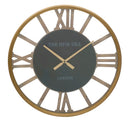 Orologio da Muro New Era Ø60x6,5 cm MDF e in Ferro Marrone