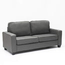 Divano 2 Posti 182x85x77 cmin Tessuto Grigio