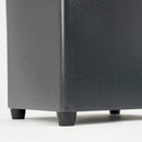 Cestino Gettacarte Posacenere 30x27x98 cm in Metallo Antracite