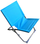 Spiaggina Sedia Prendisole Pieghevole 55x45x52 cm in Acciaio e Tessuto Oxford 600D Turchese