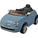 Macchina Elettrica per Bambini 12V con Licenza Fiat 500 Celeste