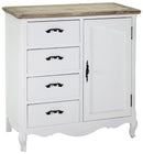 Mobile 1 Anta 4 Cassetti in Legno Country