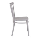 Set 4 Sedie 43x86x41 cm in Polipropilene Ghiaccio