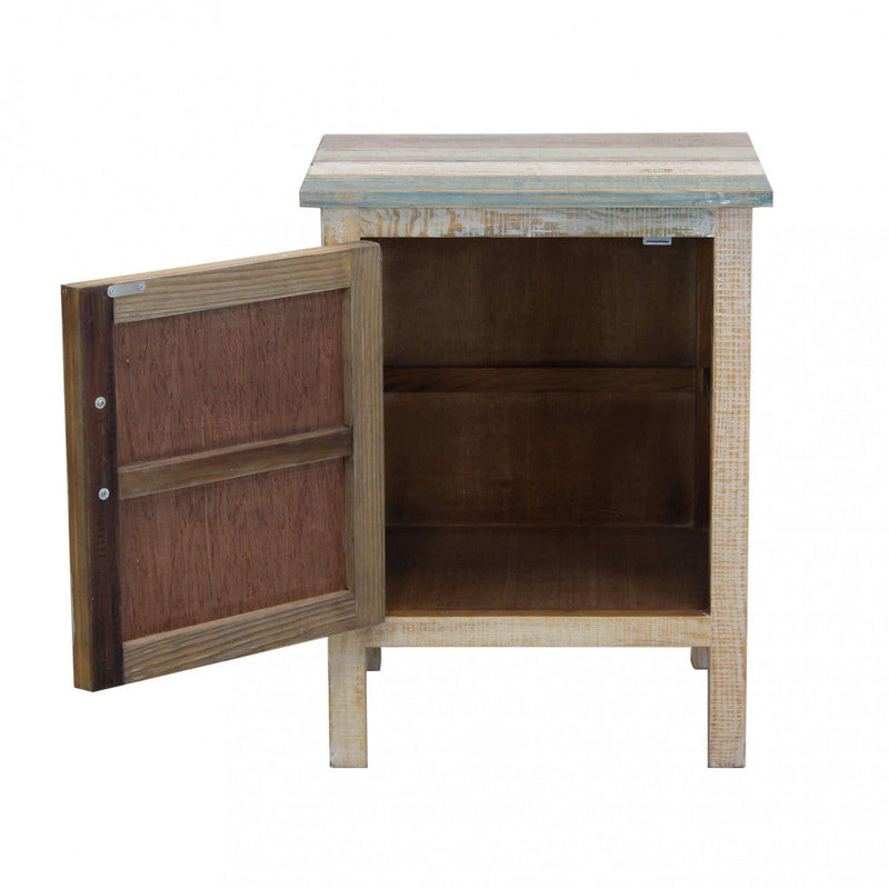 Mobile Timothy 50x40x65 h cm in Legno Multicolor