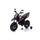 Moto Elettrica per Bambini Aprilia RX-125 Small 12V Cross Sedili In Pelle Luci Led Bluetooth Sospensioni a Molla Blu