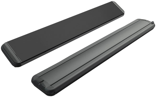 Elektrischer Infrarot-Heizstrahler 125 x 20,1 x 5,8 cm Decke 1800 W in Aluminium Moel Hot-Top Black prezzo