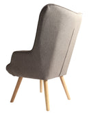 Poltrona 67x76x97 cm in Tessuto Tortora