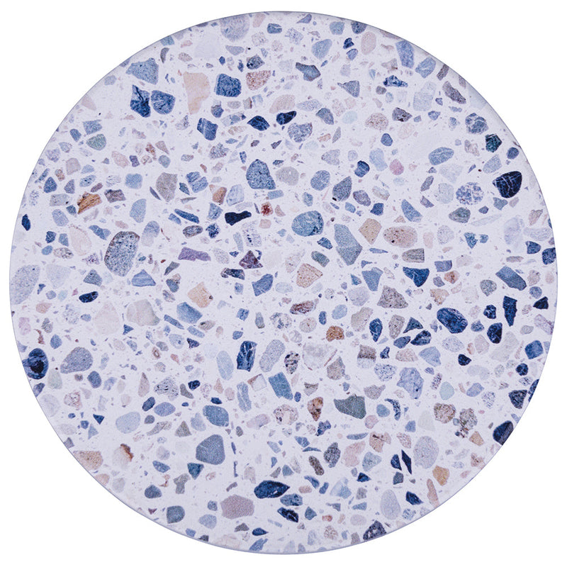 Set 6 Sottobicchieri Ø10x1 cm  in Ceramica VdE Tivoli 1996 Terrazzo