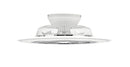 Plafoniera Ventilatore da Interno a led in PLASTICA Bianco Opaco