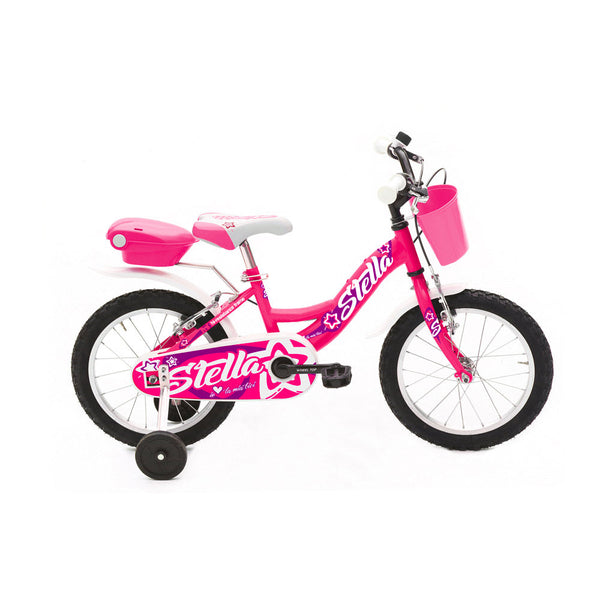 Bicicletta per Bambina 14” 2 Freni Bimba Stella Ciclamino sconto