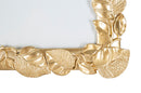 Cornice Old Leaf 26x2x31 cm in Poliresina e Vetro Oro