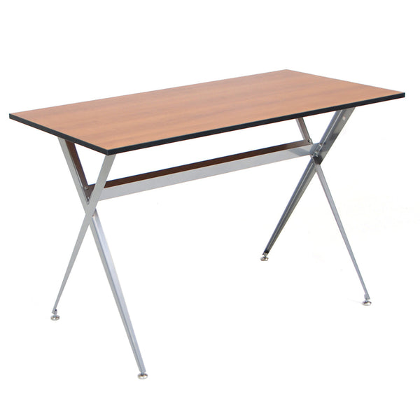 Schreibtischplatte 120 x 60 cm in Melanin-Kirschstruktur im Eisenformat sconto