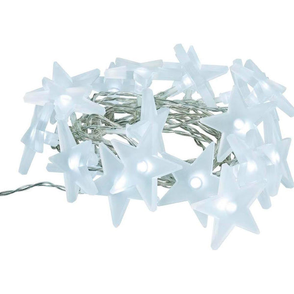 prezzo Luci di Natale 20 Led a Forma di Stelle  4,8m Alimentazione a Batteria