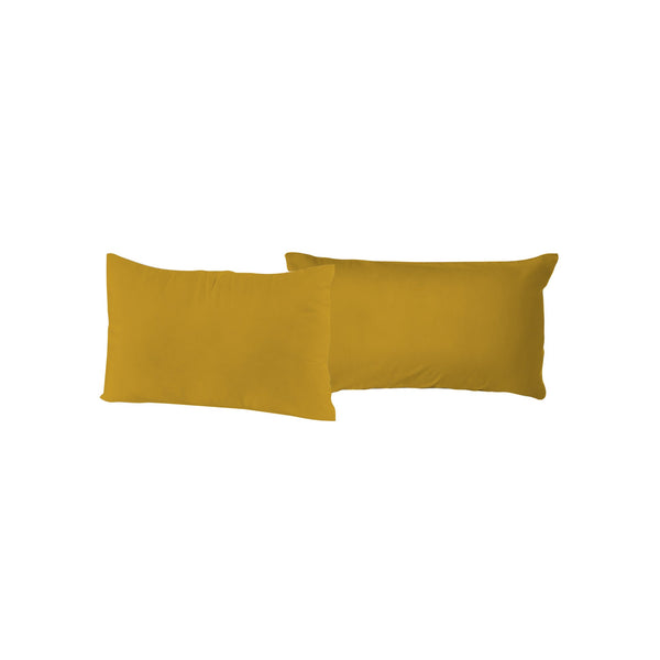 acquista Paar einfarbige Senf-Kissenbezüge